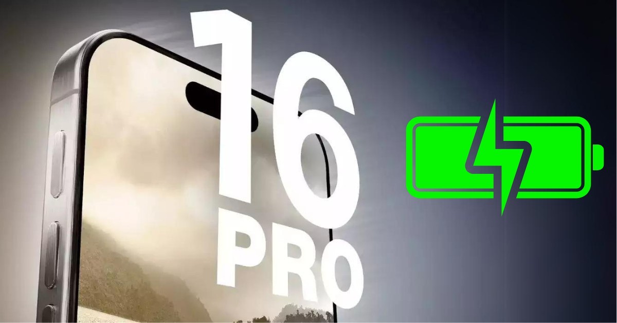 Dung lượng pin trên iPhone 16 Pro