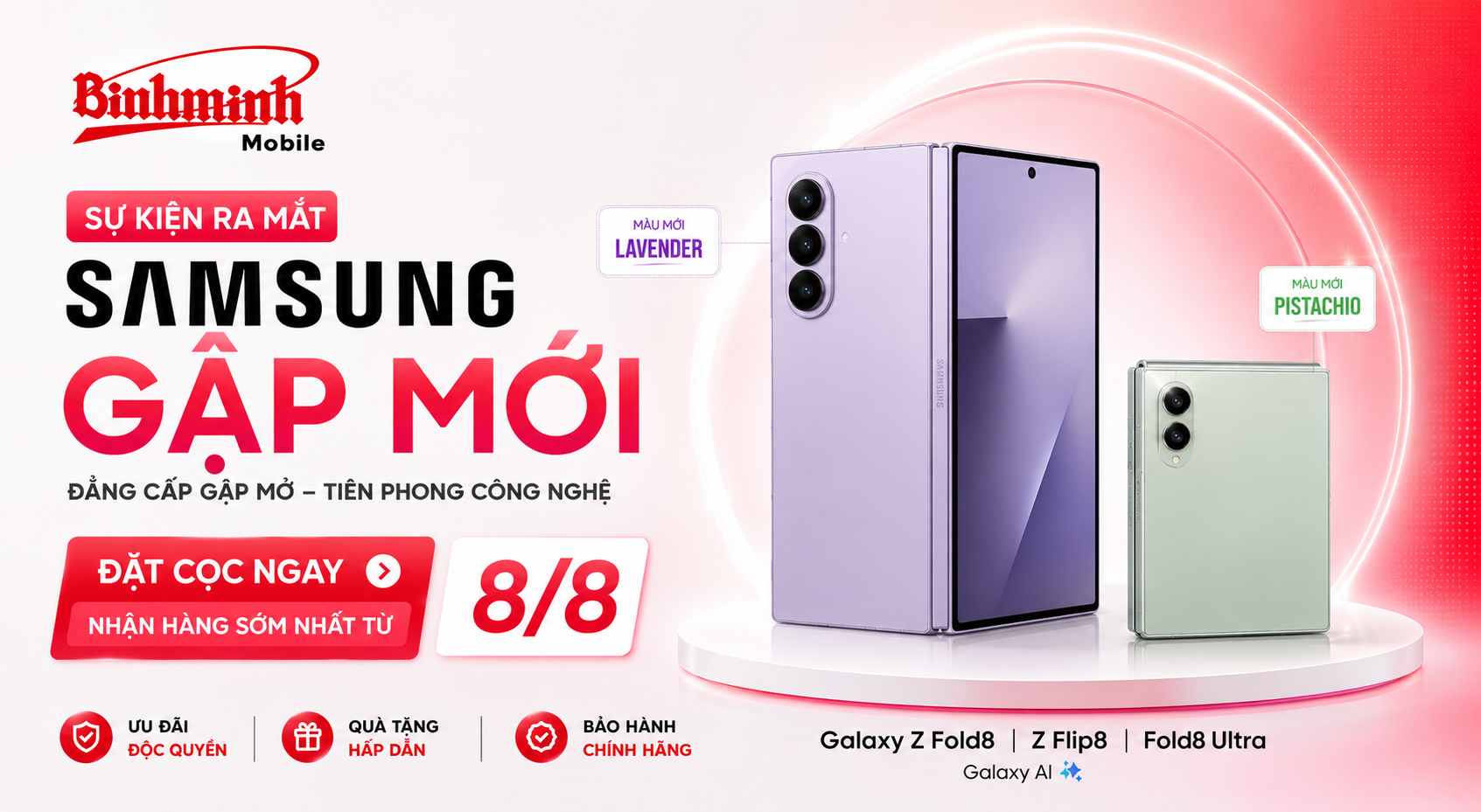 Đặt cọc sớm Samsung Fold 8