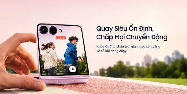 Samsung Galaxy Z Flip 8 Quay video 4K chuyên nghiệp