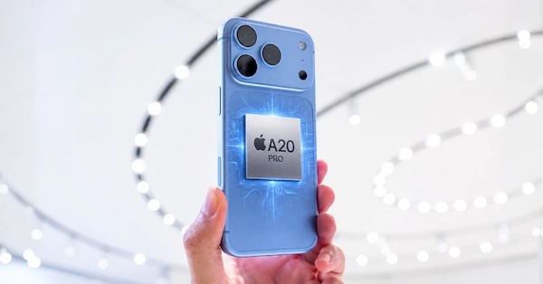iPhone 18 Pro Chip A20 Pro – hiệu năng mạnh, tối ưu cho AI và tác vụ chuyên nghiệp