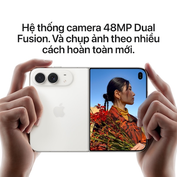 iPhone Duo Camera 48MP Dual Fusion, quay video Dolby Vision 4K 120 fps