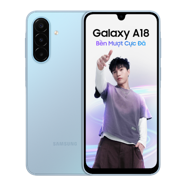 Samsung Galaxy A18 Màn hình Super AMOLED 6.7 inch hiển thị sống động